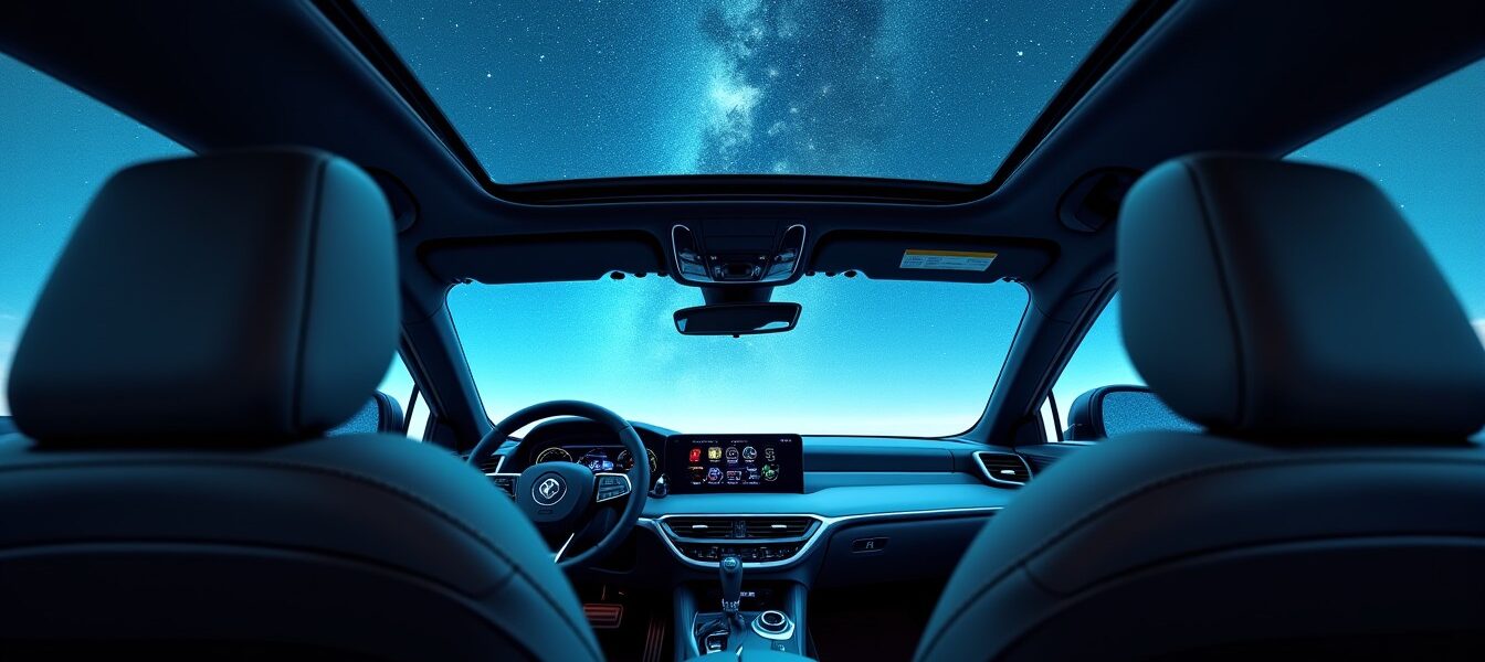 Découvrir le phénomène surprenant du ciel étoilé à l'intérieur d'une voiture