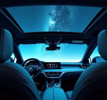 Découvrir le phénomène surprenant du ciel étoilé à l'intérieur d'une voiture