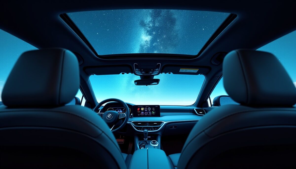 Découvrir le phénomène surprenant du ciel étoilé à l'intérieur d'une voiture