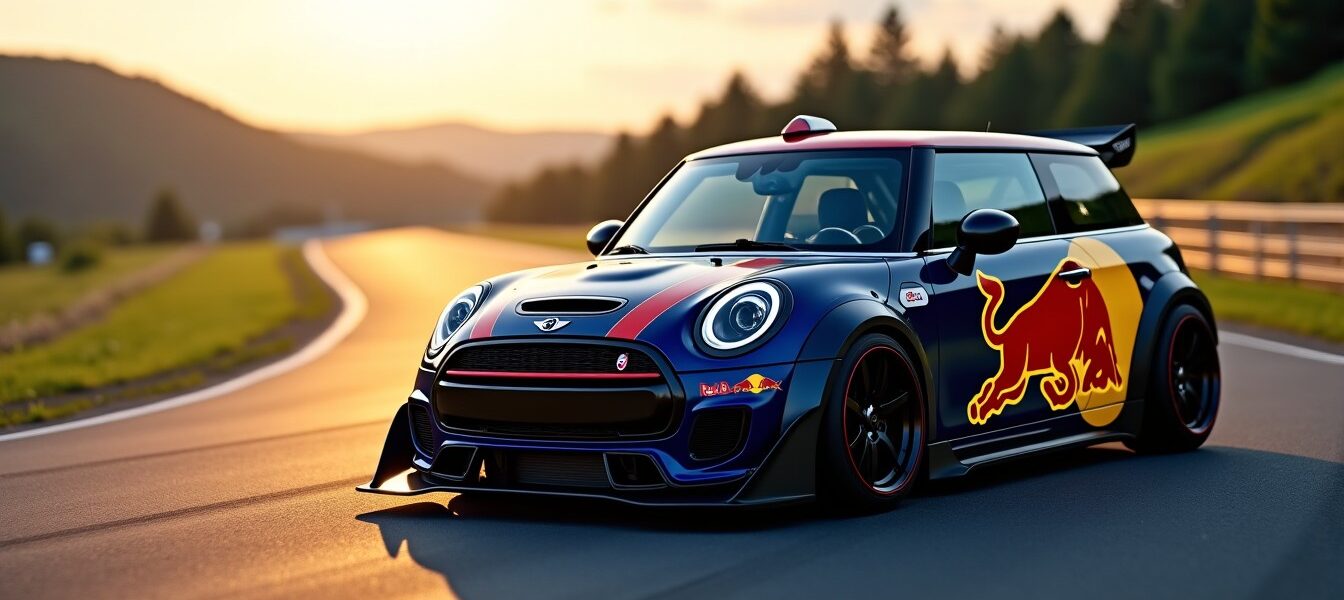 La Mini Cooper Red Bull : Épopée d'une icône de la piste à la légende