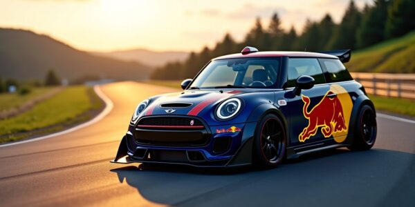 La Mini Cooper Red Bull : Épopée d'une icône de la piste à la légende
