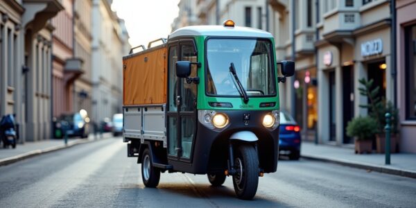 Explorez les triporteurs électriques : la solution innovante pour révolutionner la logistique en milieu urbain
